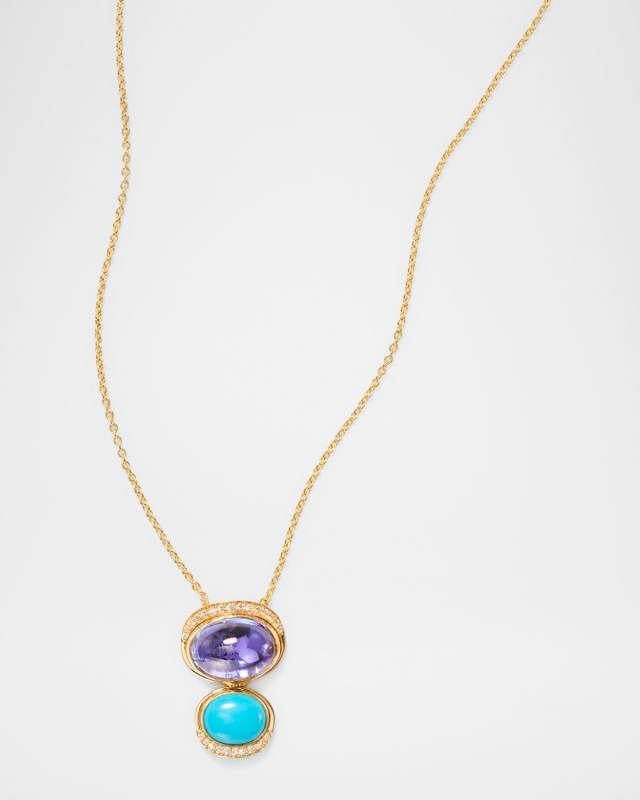 Aurora Crescent Drop Pendant